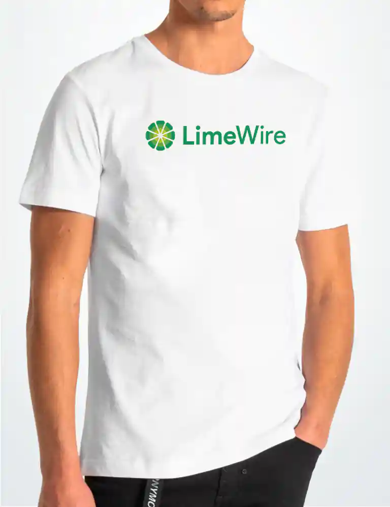 355 LIMEWIRE CAMISETA UNISEX BLANCO A