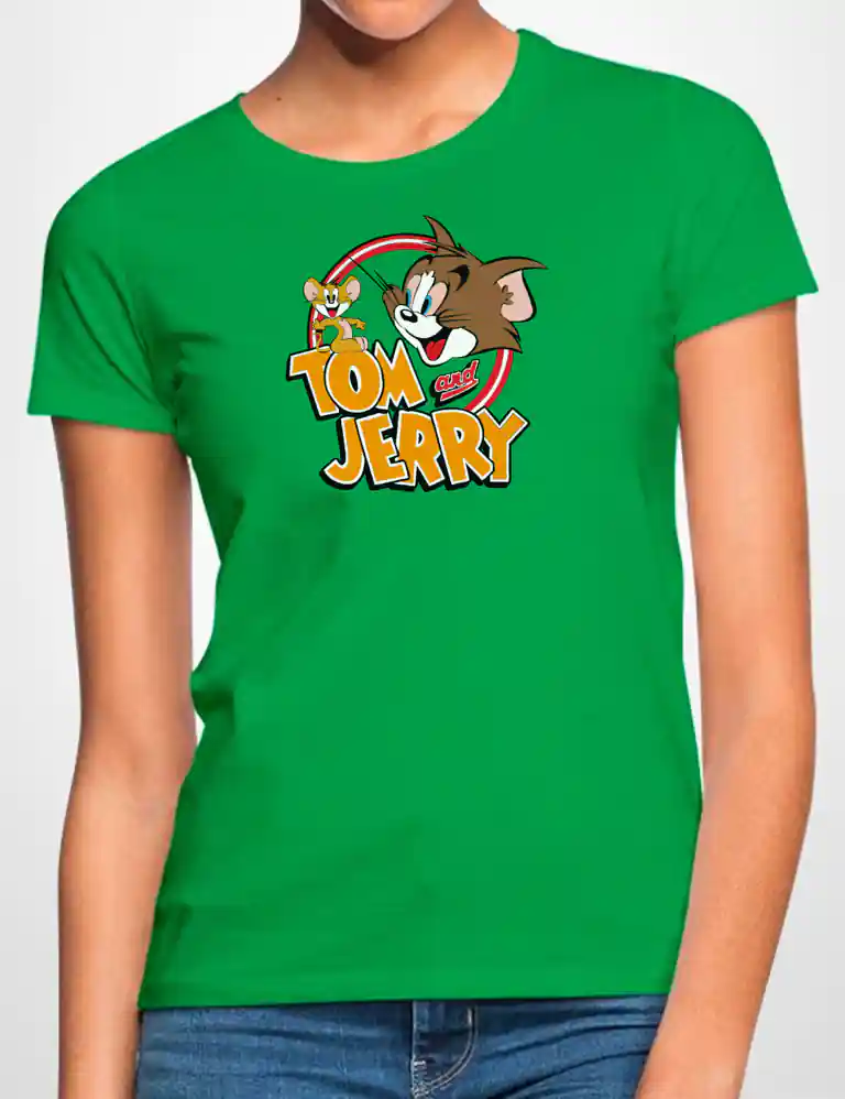 358 TOM Y CHERRY CAMISETA CHICA VERDE A