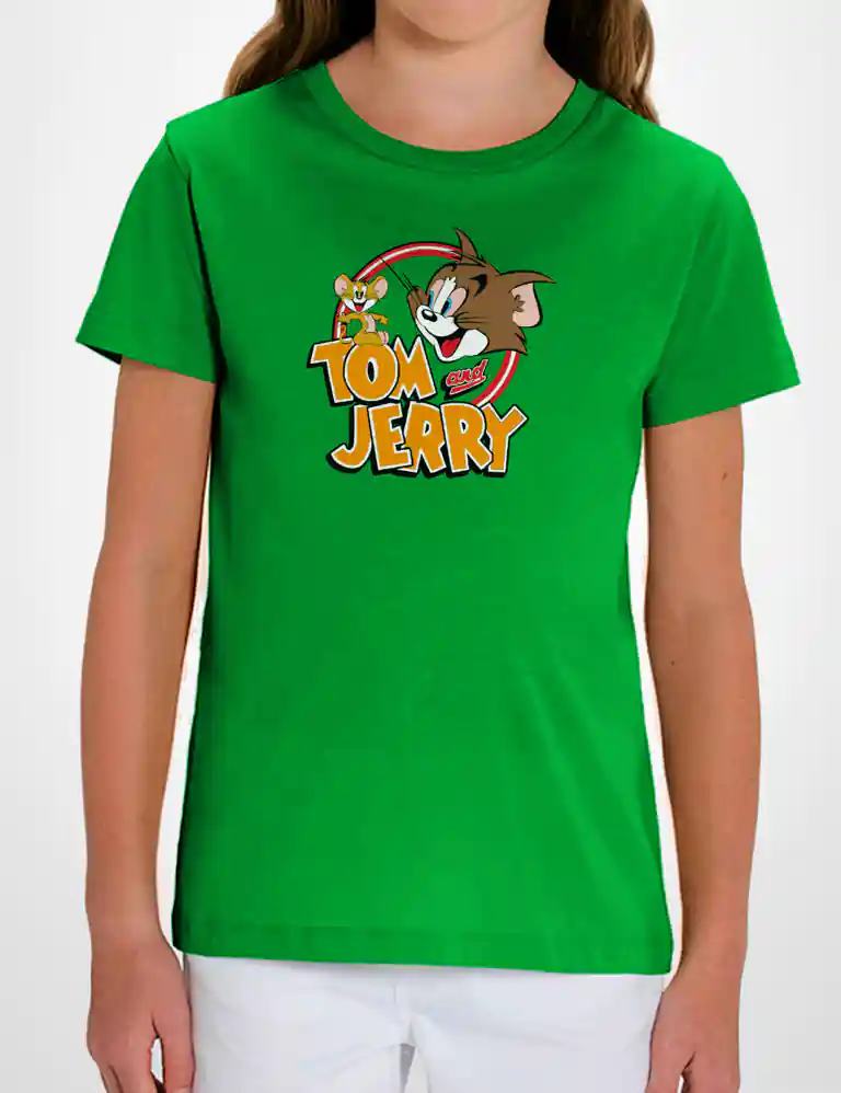 358 TOM Y CHERRY CAMISETA NINO VERDE B