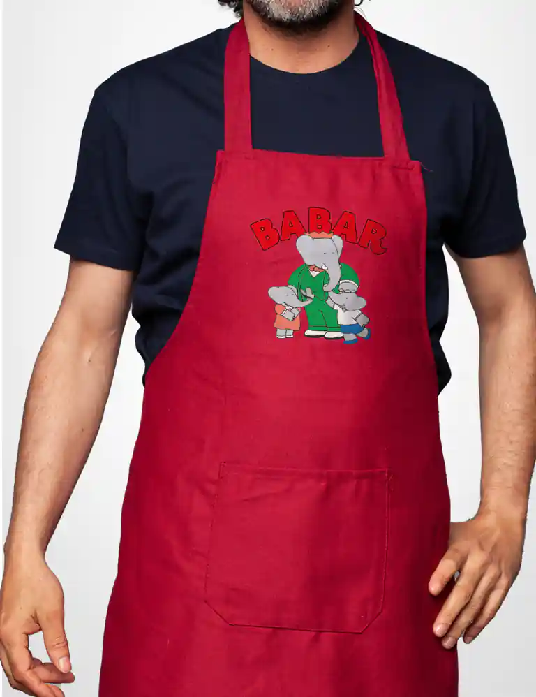 359 BABAR DELANTAL ROJO A