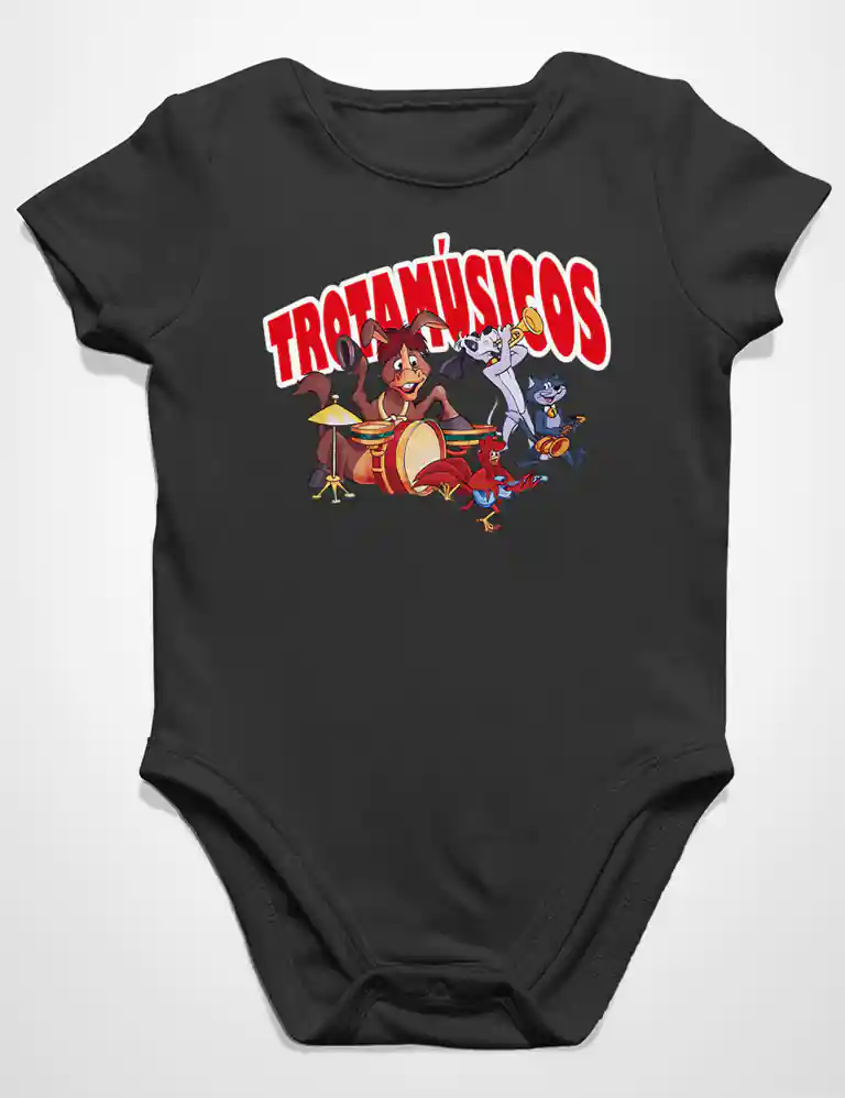 360 TROTAMUSICOS BODY BEBE NEGRO A
