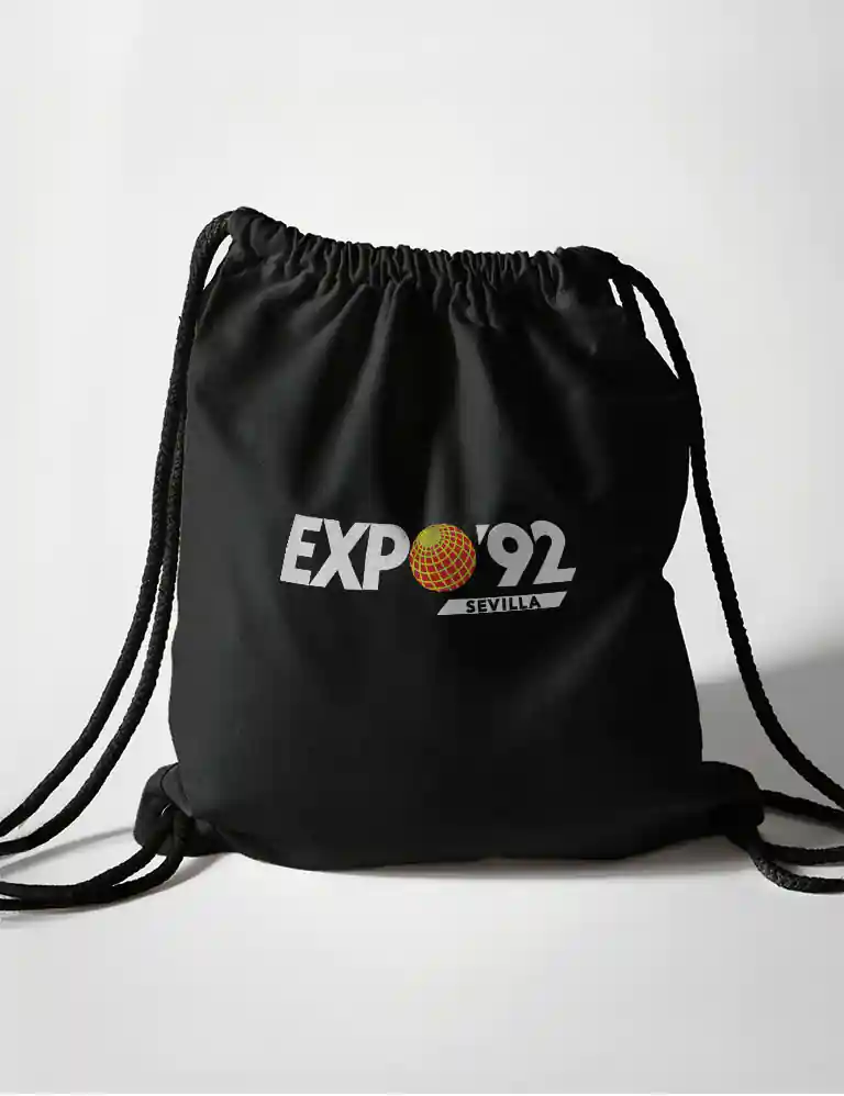 363 EXPO 92 BOLSA MOCHILA NEGRO A
