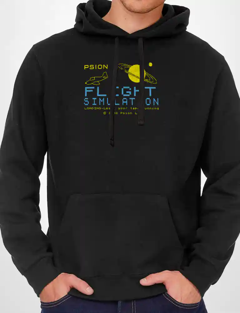 372 FLIGHT SUDADERA CAPUCHA NEGRO A