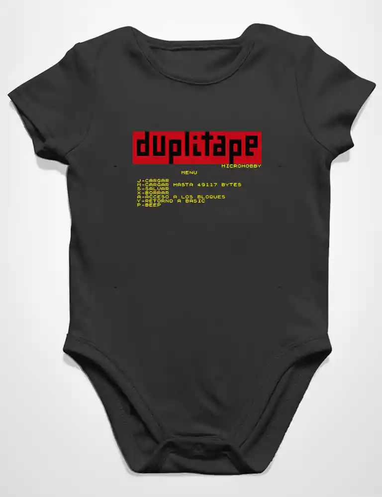 373 DUPLITAPE BODY BEBE NEGRO A