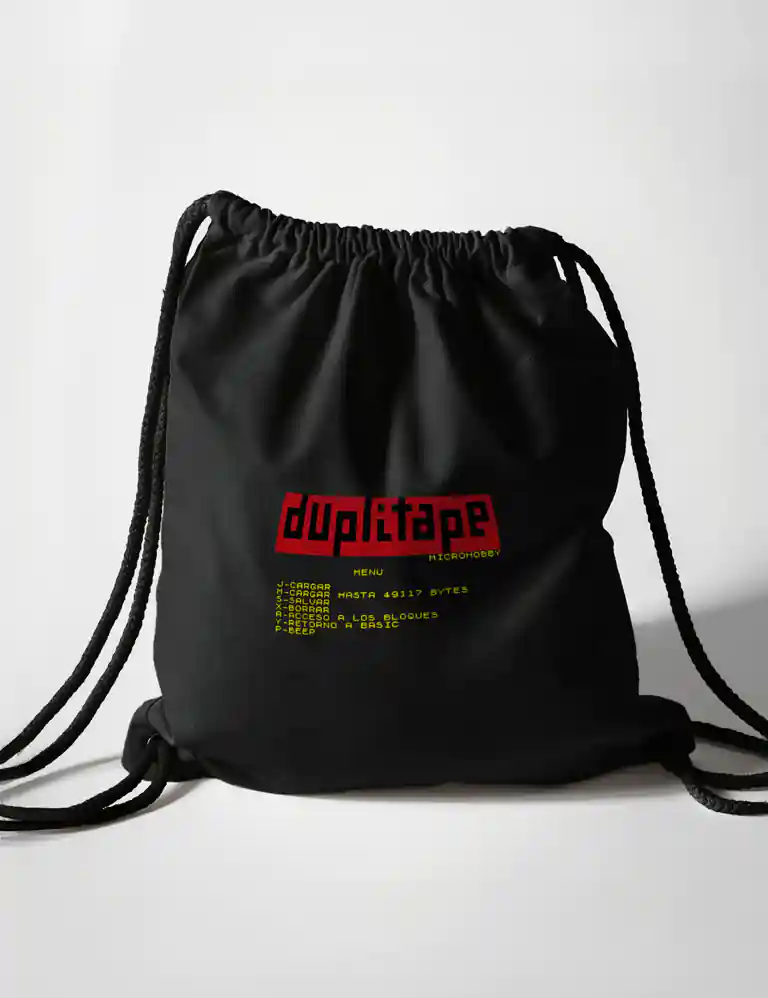 373 DUPLITAPE BOLSA MOCHILA NEGRO A