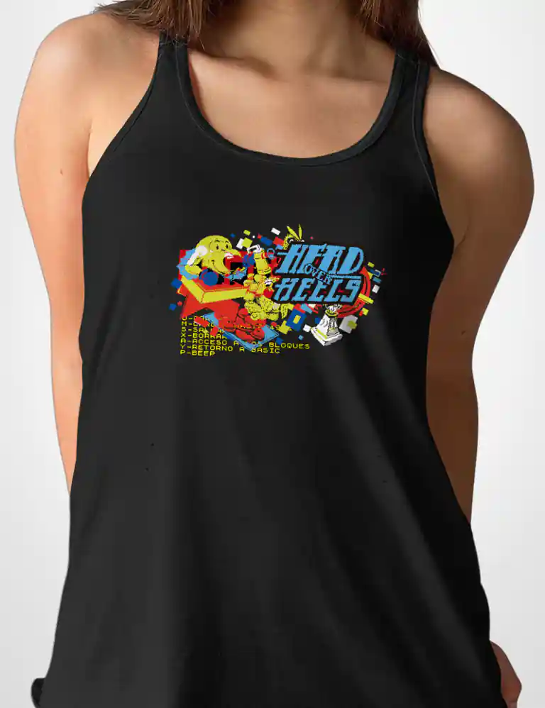 374 HEAD CAMISETA TIRANTES NEGRO A