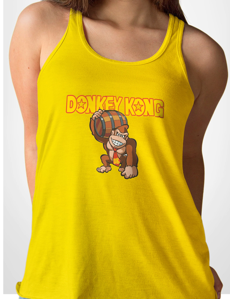 415 DONKEY KONG 2 CAMISETA TIRANTES AMARILLO A