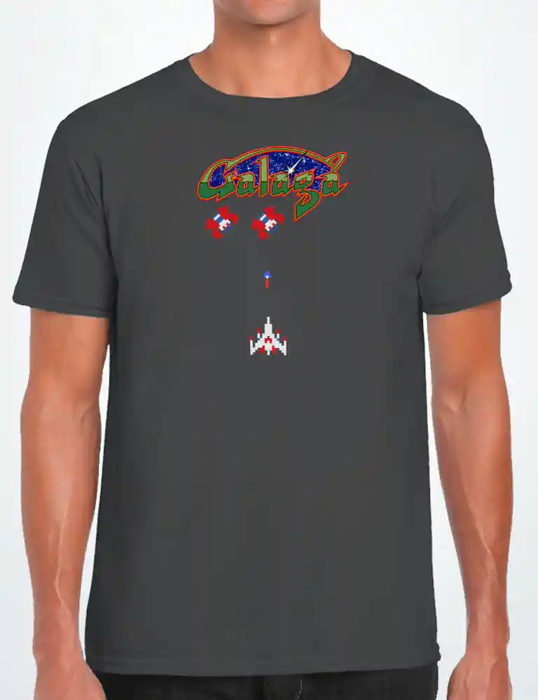 417 GALAGA CAMISETA UNISEX PLOMO A