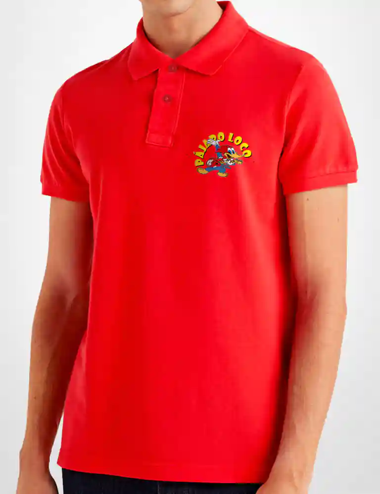 375 PAJARO LOCO POLO ROJO B