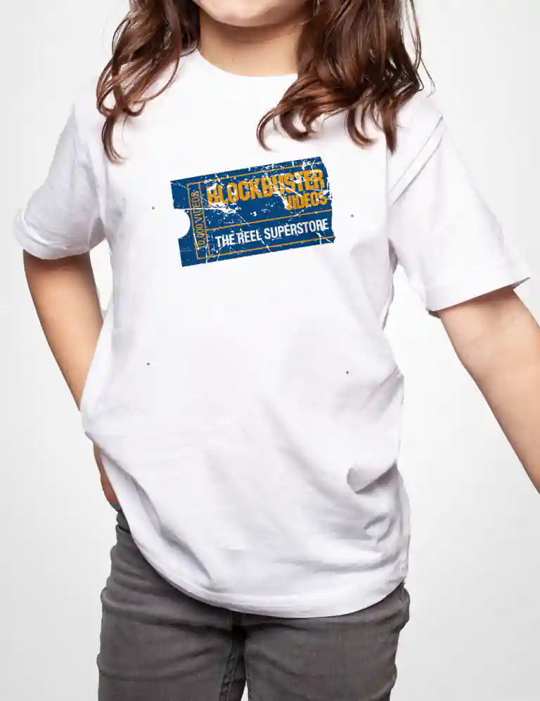 380 BLOCKBUSTER CAMISETA NINO BLANCO B