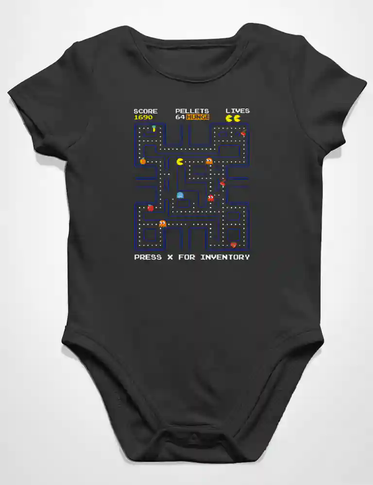 381 PACMAN2 BODY BEBE NEGRO A