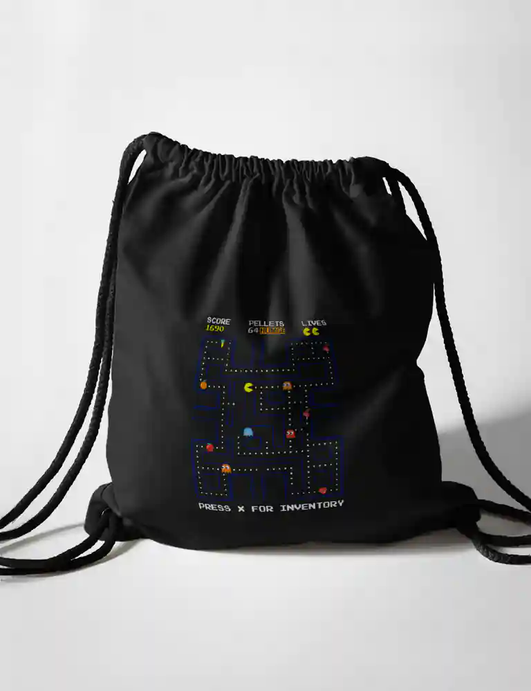 381 PACMAN2 BOLSA MOCHILA NEGRO A