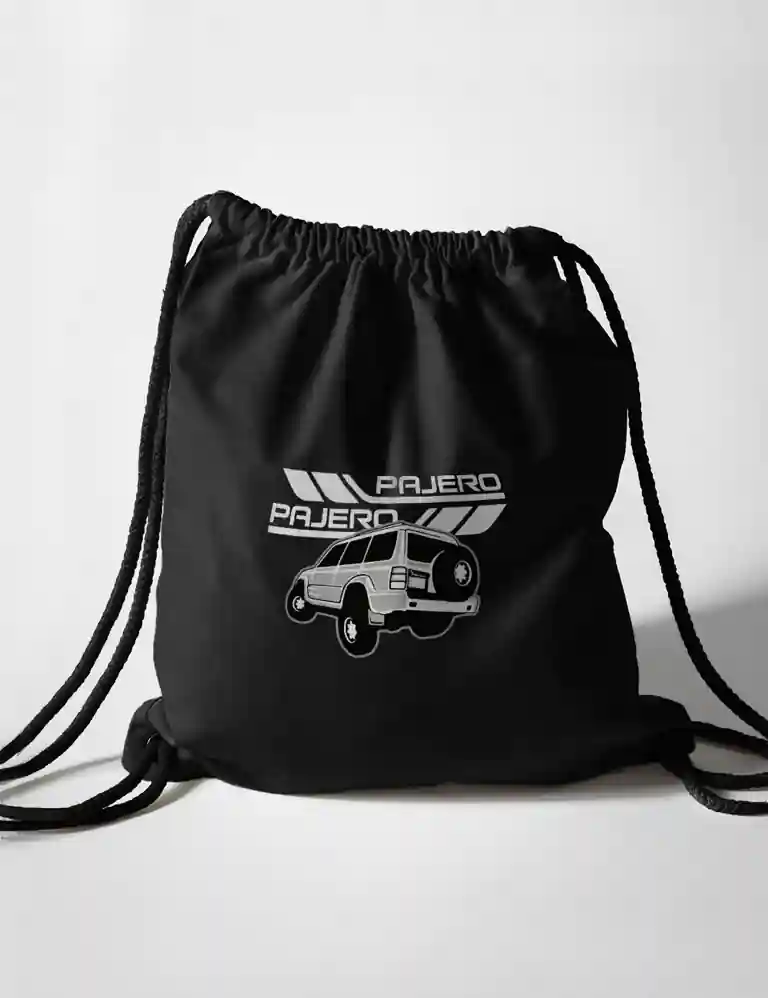 383 PAJERO BOLSA MOCHILA NEGRO A