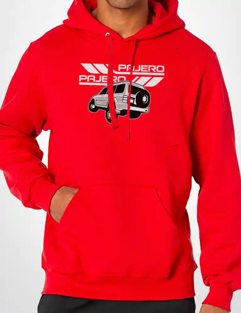 383 PAJERO SUDADERA CAPUCHA ROJO A
