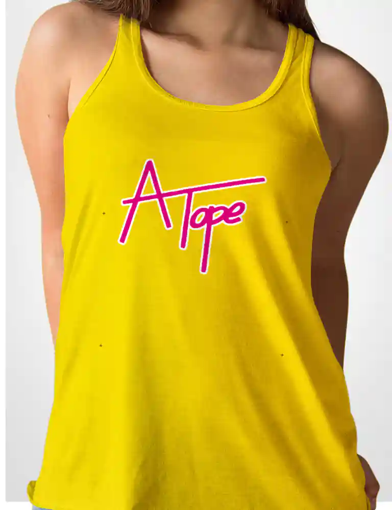 386 ATOPE CAMISETA TIRANTES AMARILLO A