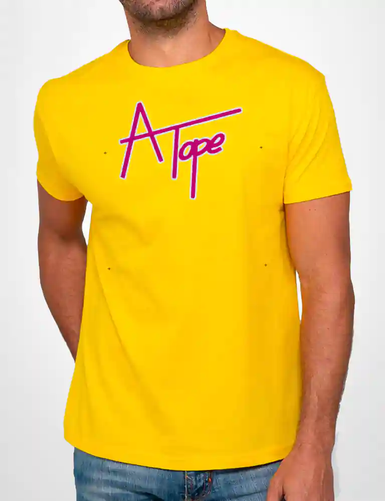 386 ATOPE CAMISETA UNISEX AMARILLO A