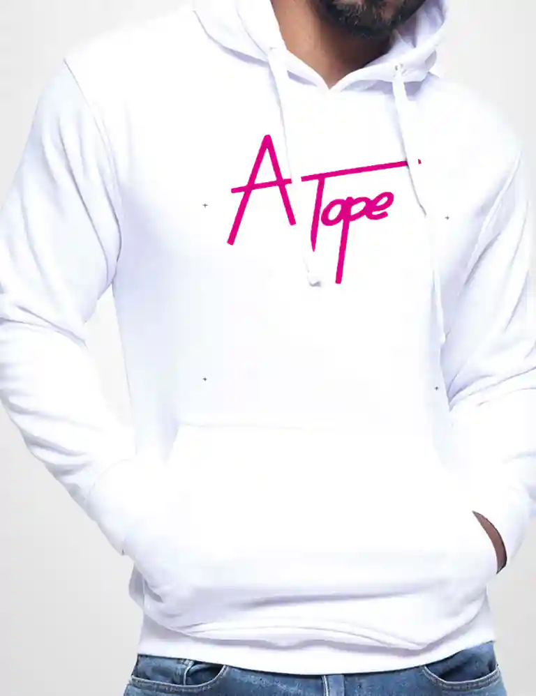 386 ATOPE SUDADERA CAPUCHA BLANCO A
