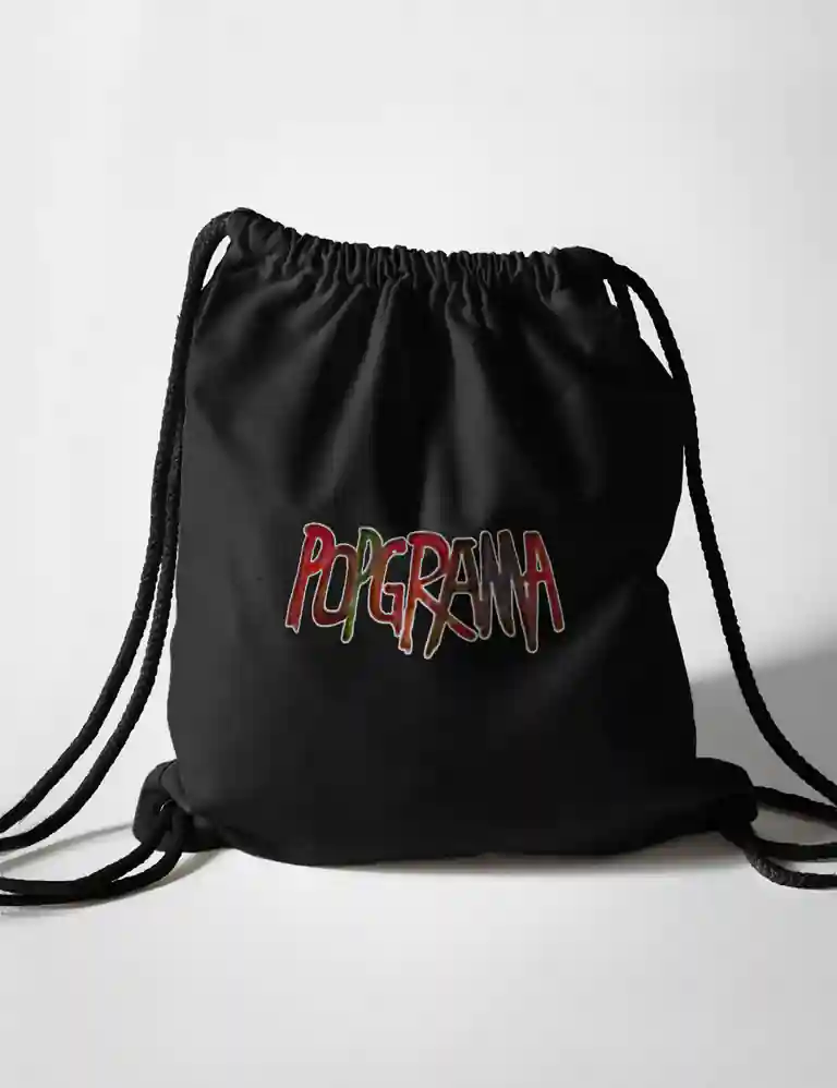 387 POPGRAMA BOLSA MOCHILA NEGRO A