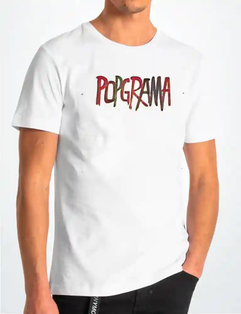 387 POPGRAMA CAMISETA UNISEX BLANCO A