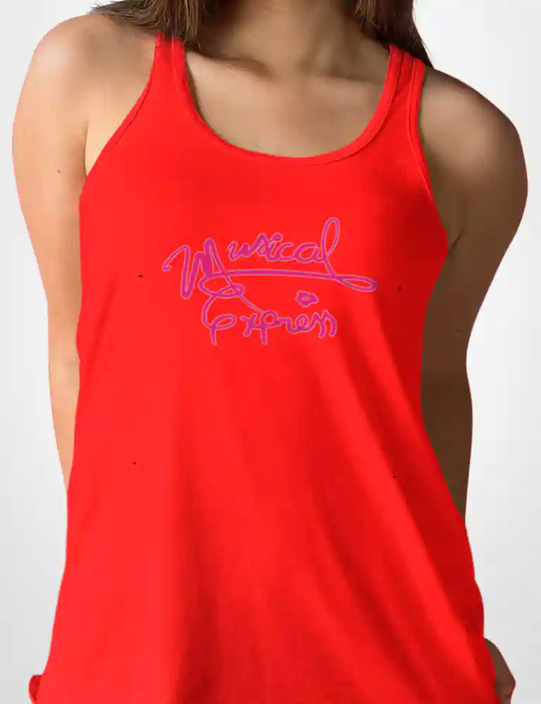 389 MUSICAL EXPRESS CAMISETA TIRANTES ROJO A