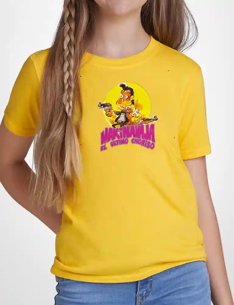 395 MAKI NAVAJA CAMISETA NINO AMARILLO B