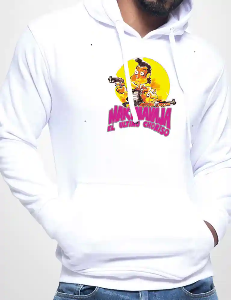 395 MAKI NAVAJA SUDADERA CAPUCHA BLANCO A