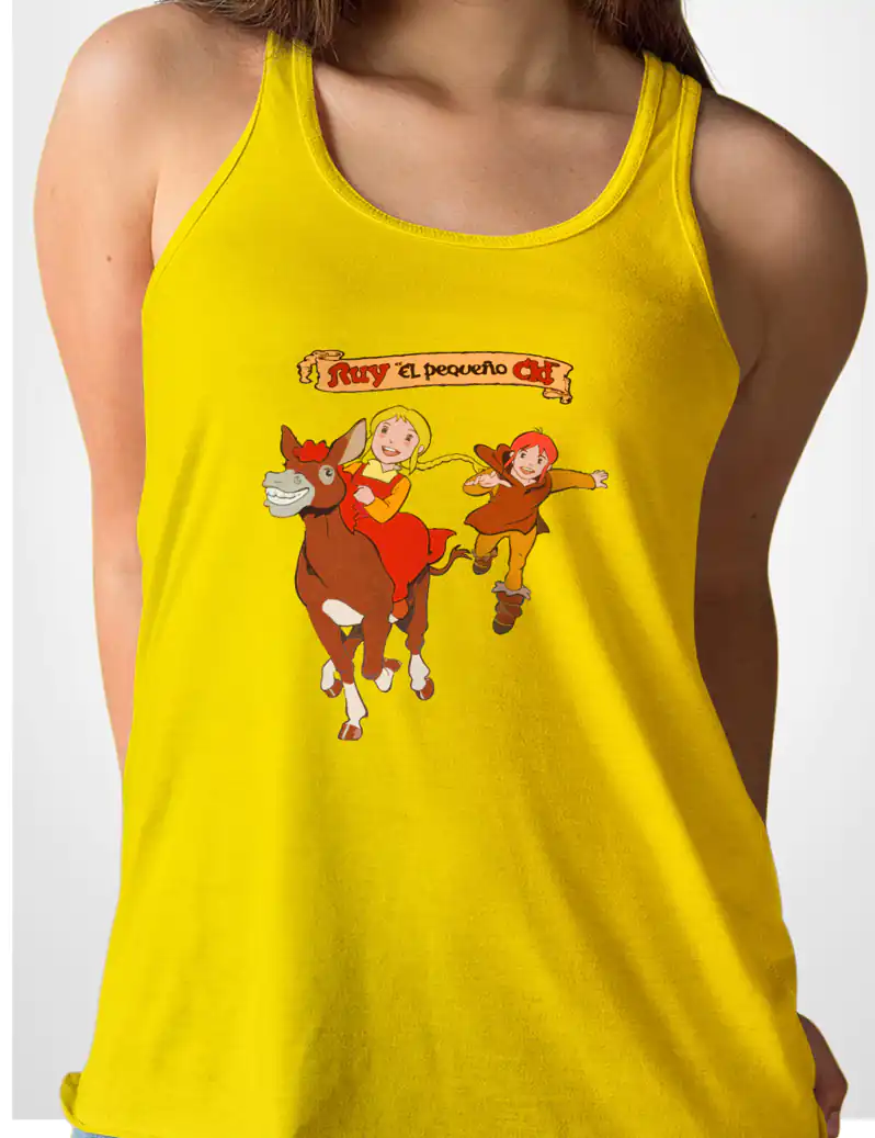 189 RUY EL PEQUENO CID CAMISETA TIRANTES AMARILLO A