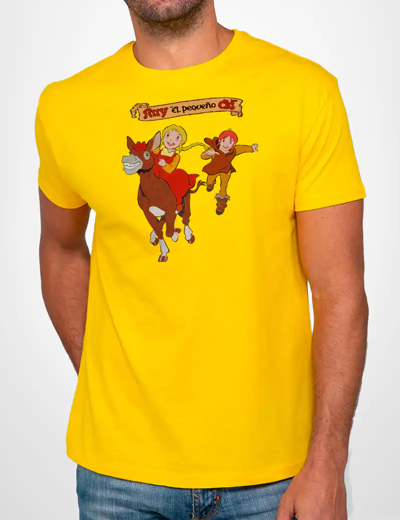 189 RUY EL PEQUENO CID CAMISETA UNISEX AMARILLO A