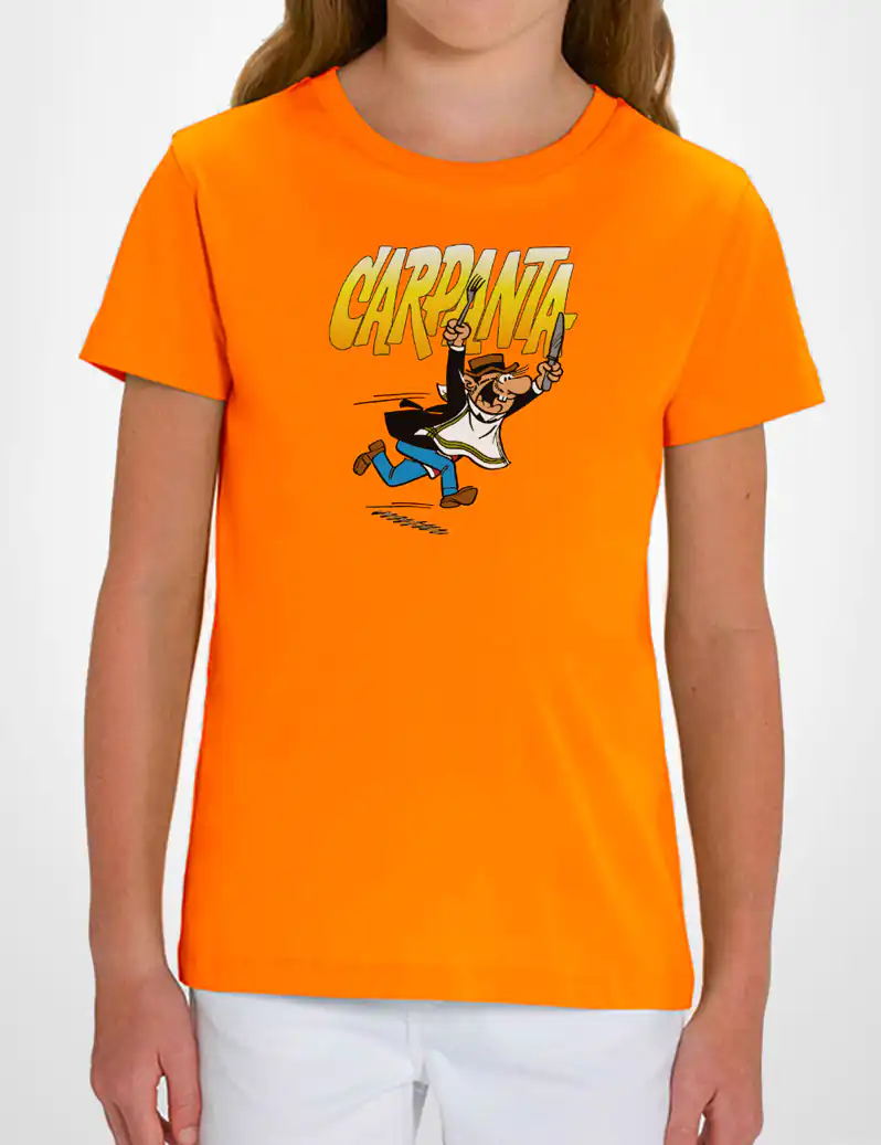 316 CARPANTA CAMISETA NINO NARANJA B