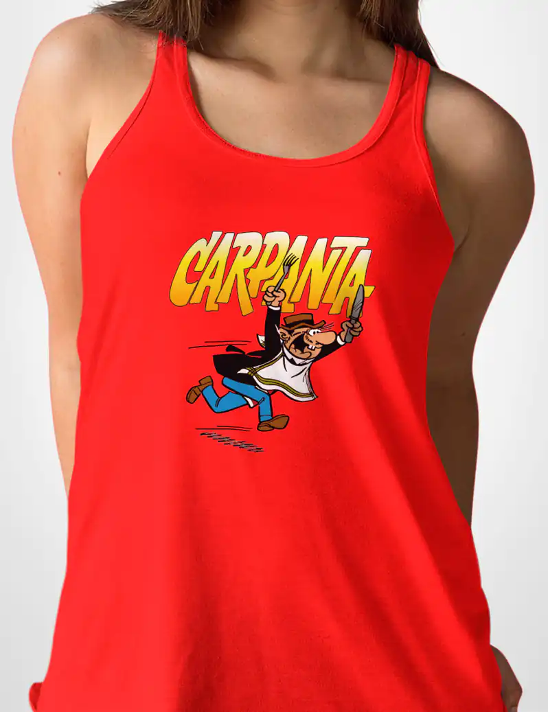316 CARPANTA CAMISETA TIRANTES ROJO A