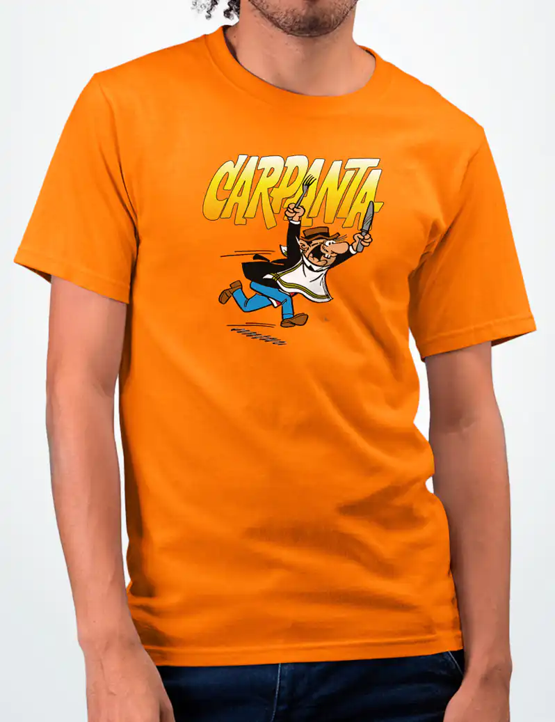 316 CARPANTA CAMISETA UNISEX NARANJA A
