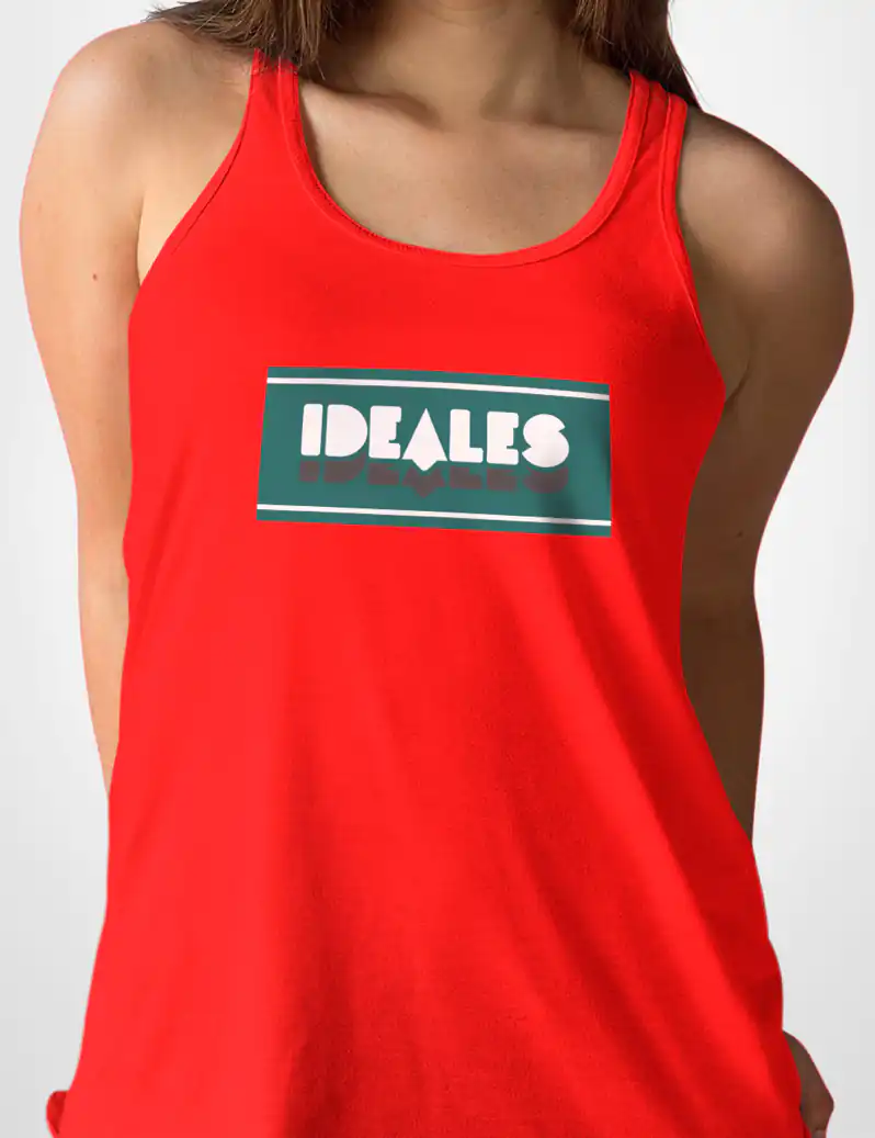 317 IDEALES CAMISETA TIRANTES ROJO A