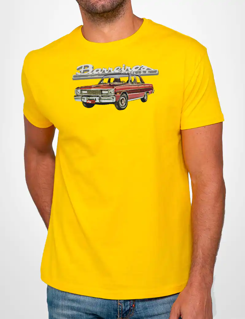 318 BARREIROS DART CAMISETA UNISEX AMARILLO A