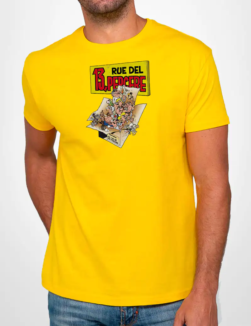 327 RUE DEL 13 PERCEBE CAMISETA UNISEX AMARILLO A