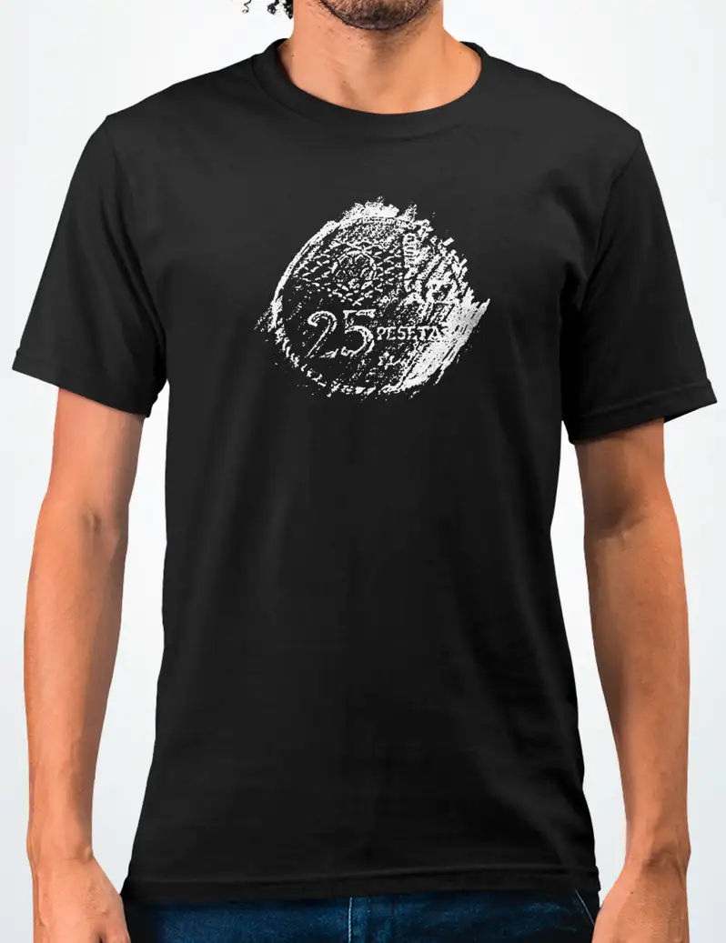 402 25 PELAS CAMISETA UNISEX NEGRO A