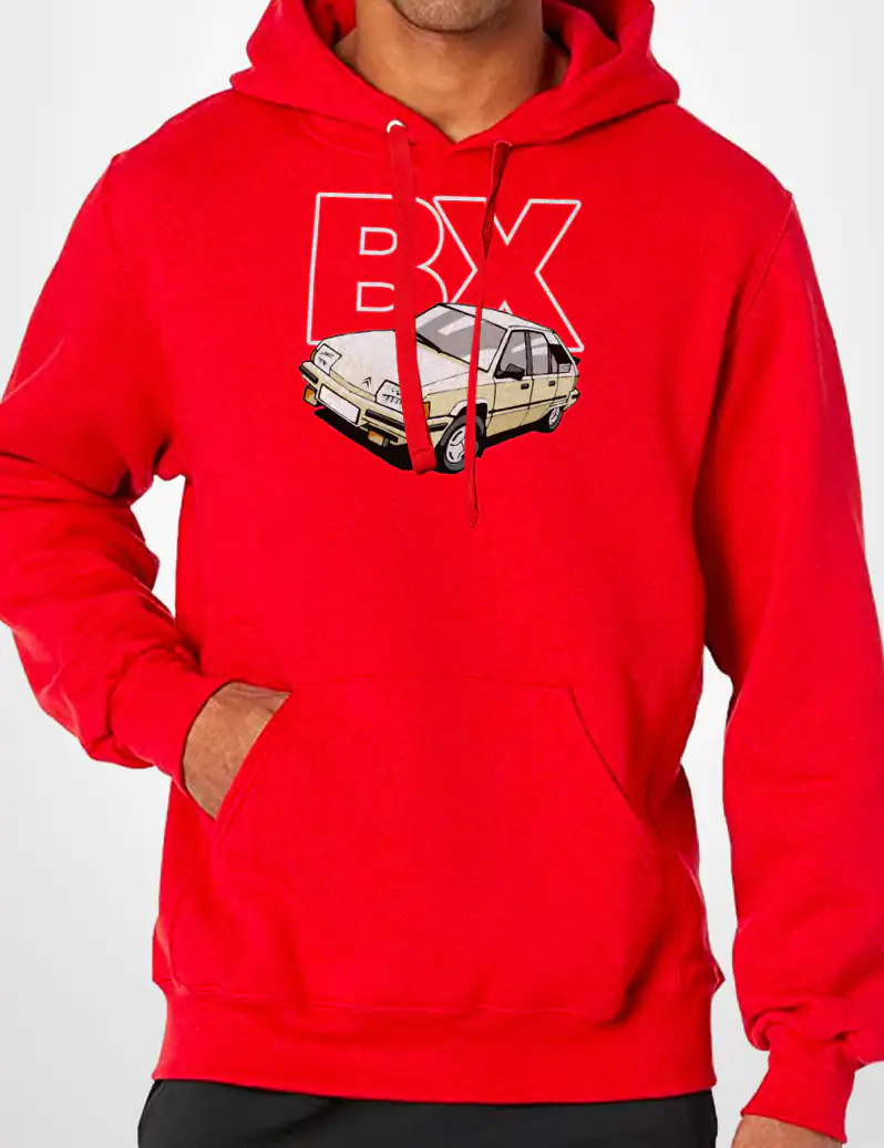 403 BX SUDADERA CAPUCHA ROJO A