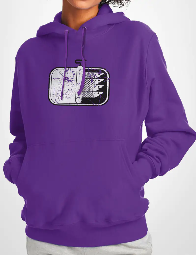 405 ANCHOAS SUDADERA CAPUCHA MORADO A
