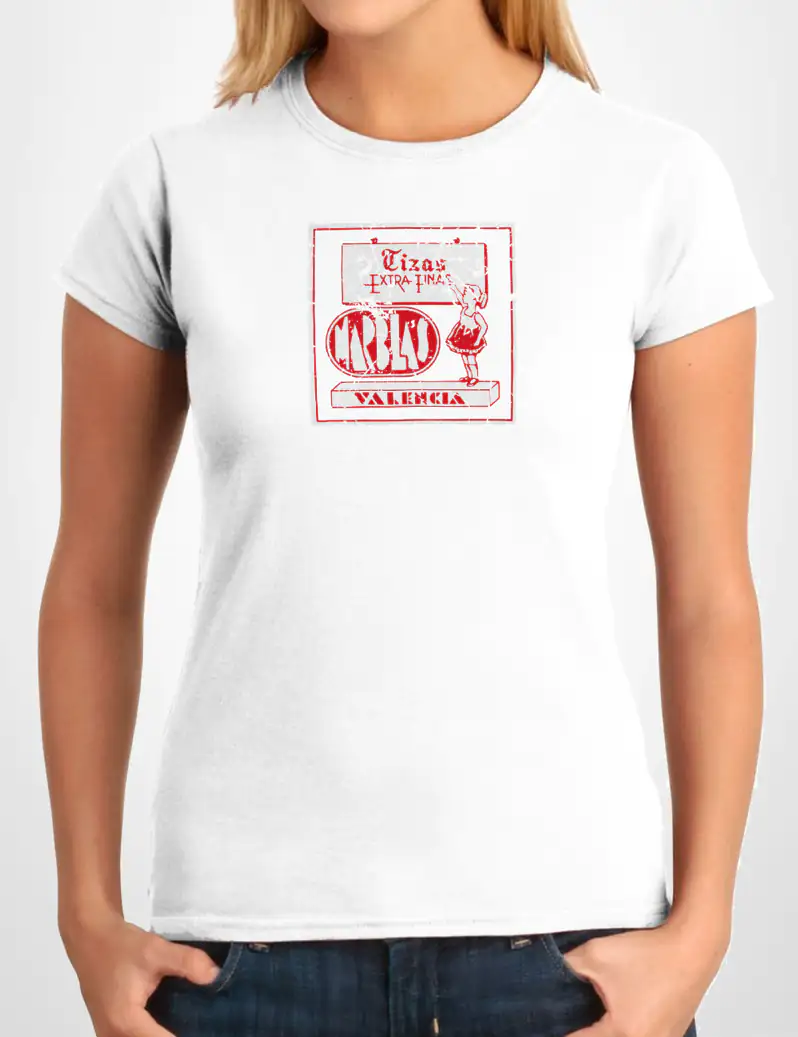 420 TIZAS CAMISETA CHICA BLANCO A