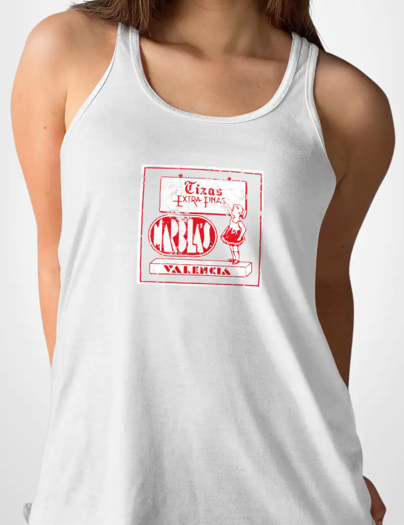 420 TIZAS CAMISETA TIRANTES BLANCO A