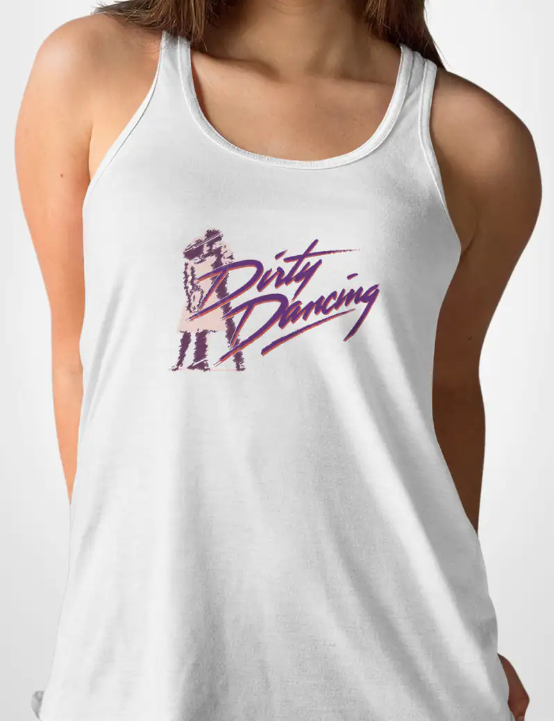 421 DIRTY DANCING CAMISETA TIRANTES BLANCO A