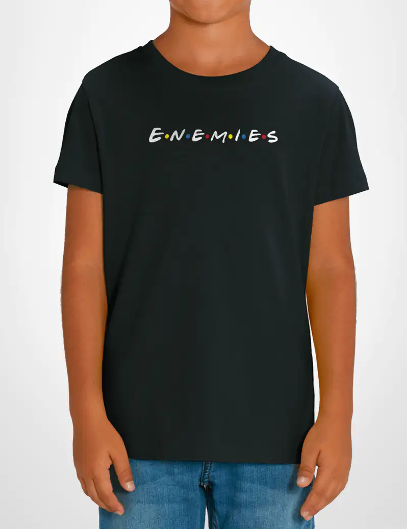 427 ENEMIES CAMISETA NINO NEGRO B