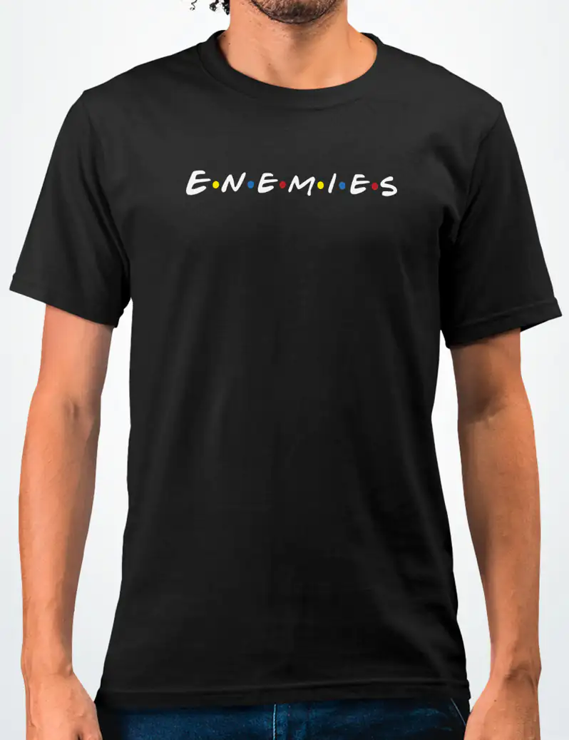 427 ENEMIES CAMISETA UNISEX NEGRO A