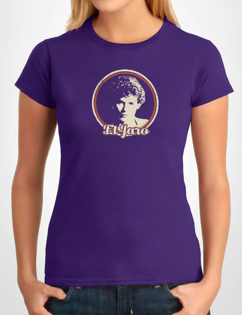 429 EL JARO CAMISETA CHICA MORADO A