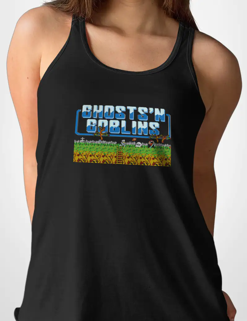 437 GHOSTS DOBLINS CAMISETA TIRANTES NEGRO A