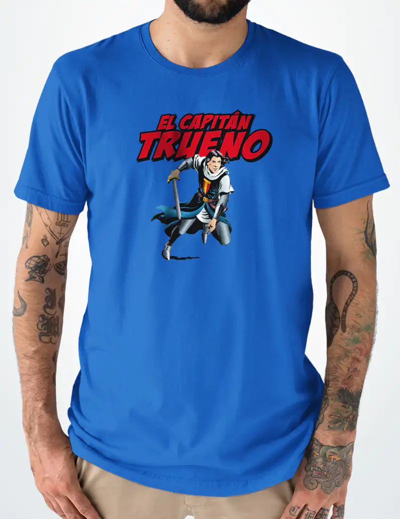 438 EL CAPITAN TRUENO CAMISETA UNISEX AZULON A