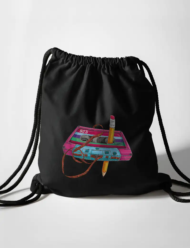 445 CINTA LAPIZ BOLSA MOCHILA NEGRO A
