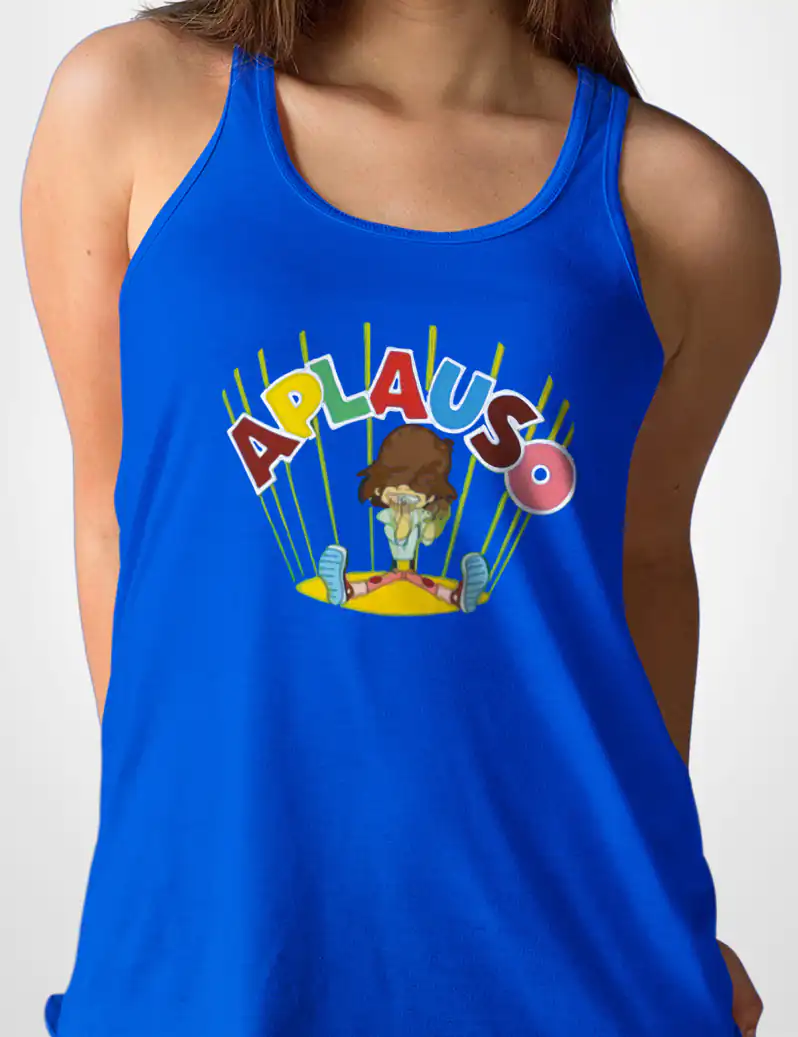 452 APLAUSO CAMISETA TIRANTES AZULON A