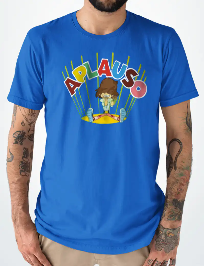 452 APLAUSO CAMISETA UNISEX AZULON A