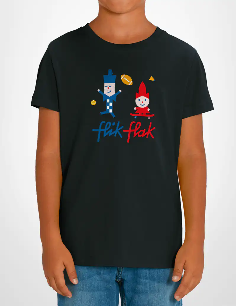 453 FLIC FLAC CAMISETA NINO NEGRO B
