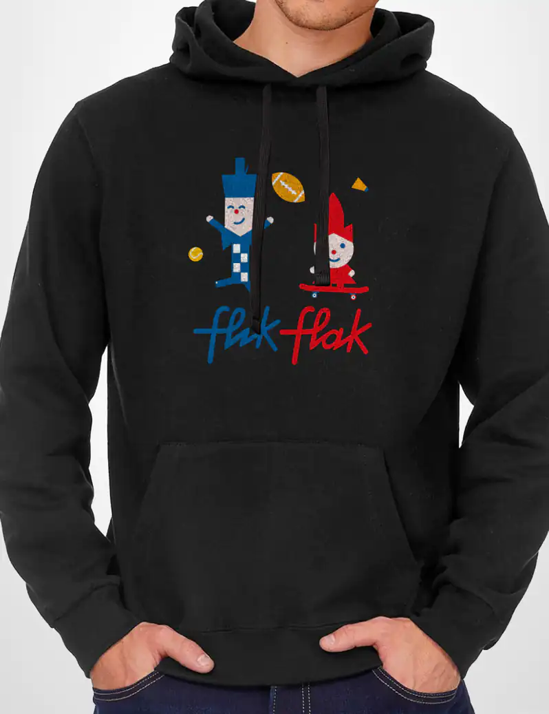 453 FLIC FLAC SUDADERA CAPUCHA NEGRO A